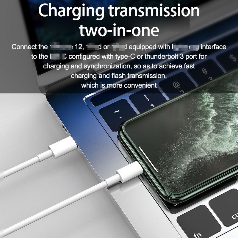 PD12W 18W 20W USB C to light 1m 2m  Fast Charging  Tipo C Data Cable  Mobile Phone cable Chargers