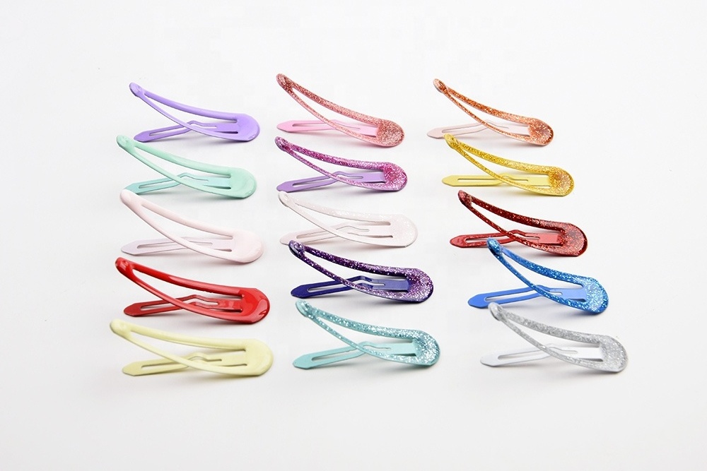 E-Magic Colorful Cute 5cm Mini Hair Pins Barrettes Clips Pour Cheveux Kid Baby Hair Clips Metal Snap Clips For Hair Women Girls