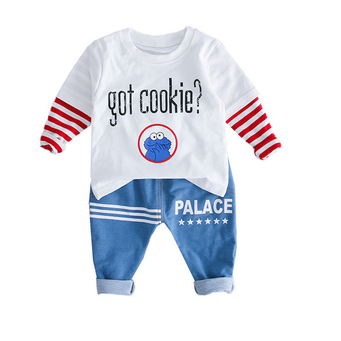 Wholesale Thailand Baba Baby Boy Suit Design Baby Collar Neck Designs T-Shirts Chinese Imports Clothing