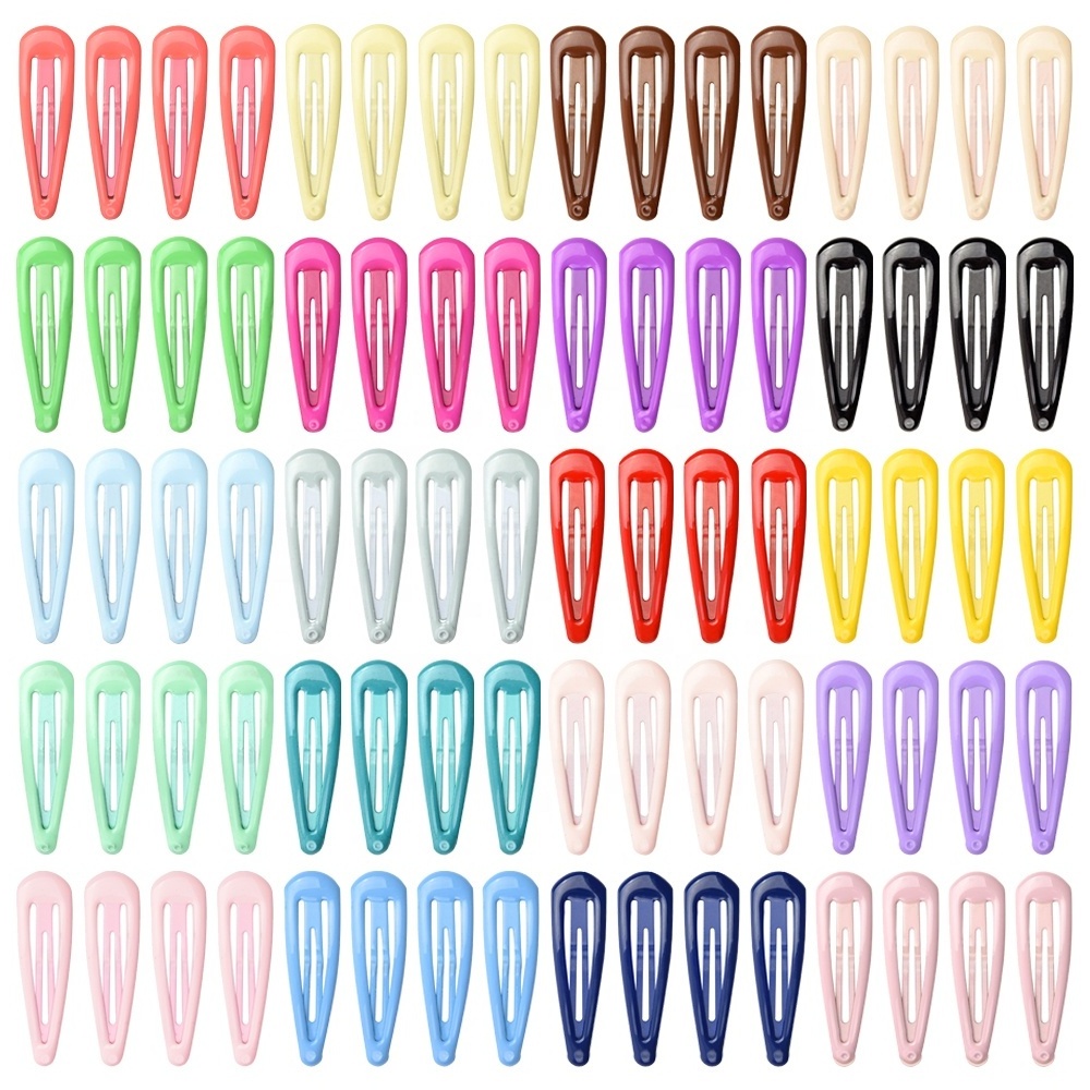 E-Magic Colorful Cute 5cm Mini Hair Pins Barrettes Clips Pour Cheveux Kid Baby Hair Clips Metal Snap Clips For Hair Women Girls