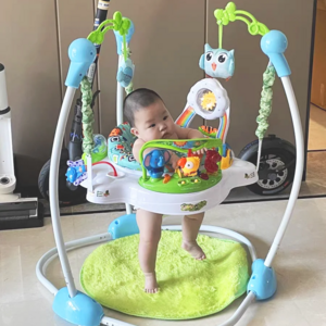 CE baby jumping chair baby walker with pendant Infant Bouncer Seat Baby Jumpers Music Foldable Children Toys