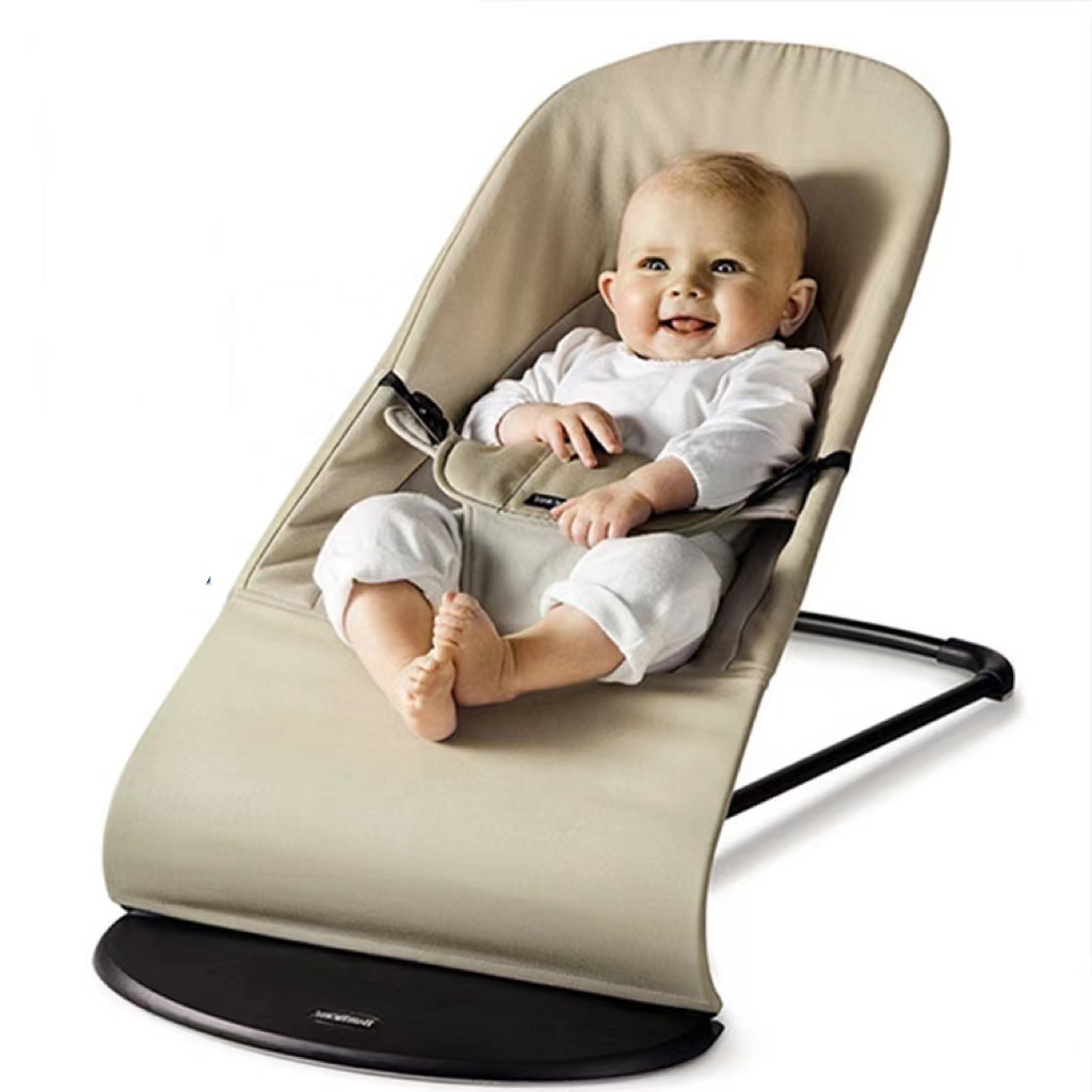 0-3years New Born Baby Bouncer Playing Canvas Sleeping Rocking Chair Cradle with Toy Pendant Kids Swing Bassinet Chair