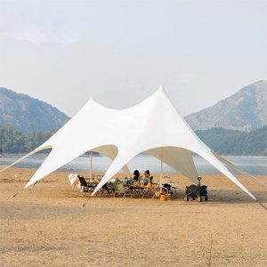 high-quality supersize canopy camping tent 40 persons sunshelter beach family festival party tent outdoor garden canopy