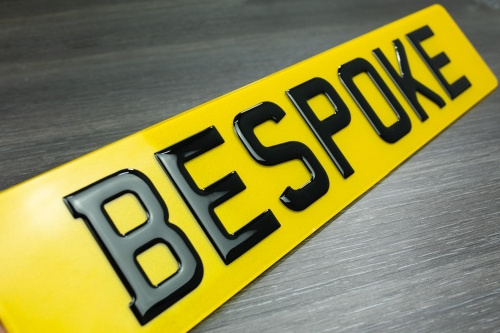 Customised Uk Blank Acrylic 3d Gel Reflective Film Car Number Plate Letters Outline Laser Cut 4d Blank Number Plate Letters