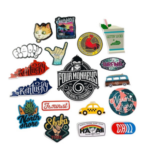 Durable Die Cut Adhesive Label Vinyl Pvc Sticker Cartoon Logo Label  Large Decoration Wall Decal Room Bike Stickers