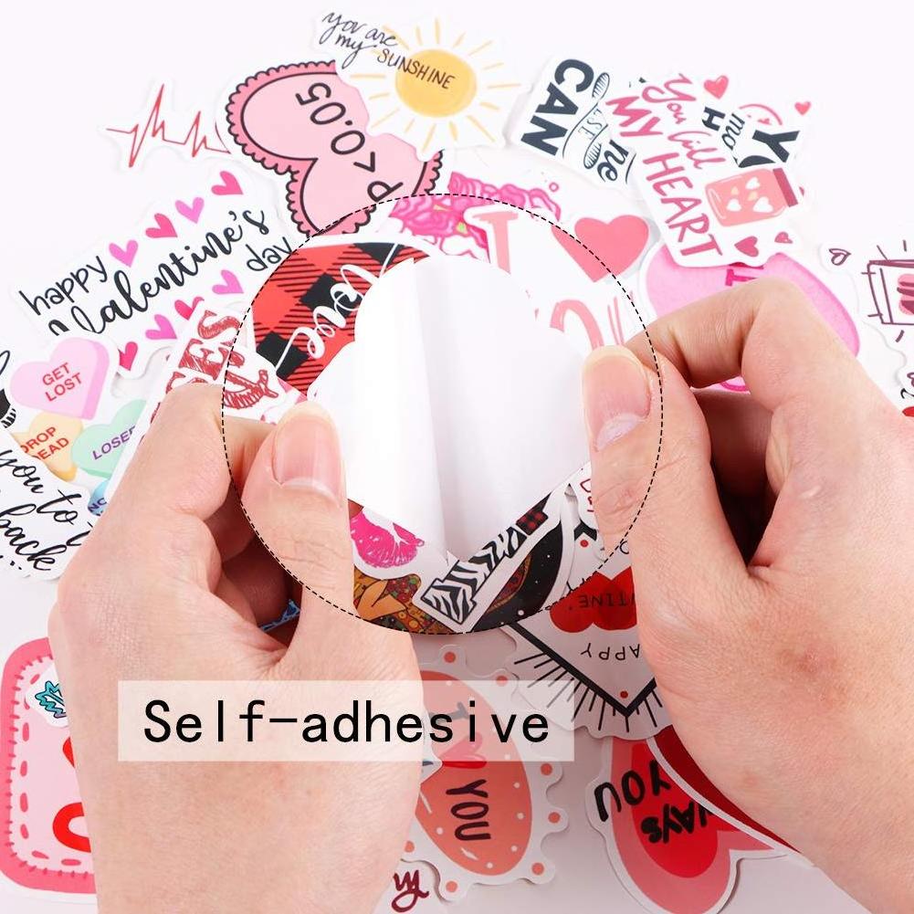 Cute Kawaii Cartoon Adhesive Pvc Vinyl Label Sticker Printing Removable Logo Wall Stickers  For Decoration And Promotion