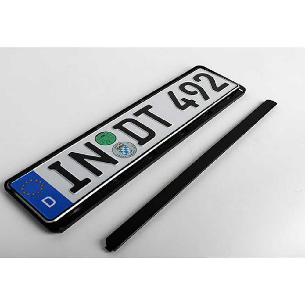 Custom Design Plastic European License Plate Frame Eu Euro License Plate Holder Car Plate Cover Frame For Car Accessories