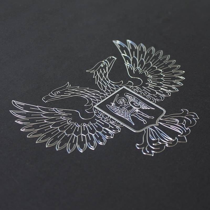 Electroplated badge metallic silver 3d decal chrome gold brand name logo Electroformed nickel labels thin metal transfer sticker