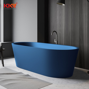 KKR Customize Size Repairable CUPC Bath Tub Adult Luxury Soaking Solid Surface Freestanding Bathtubs