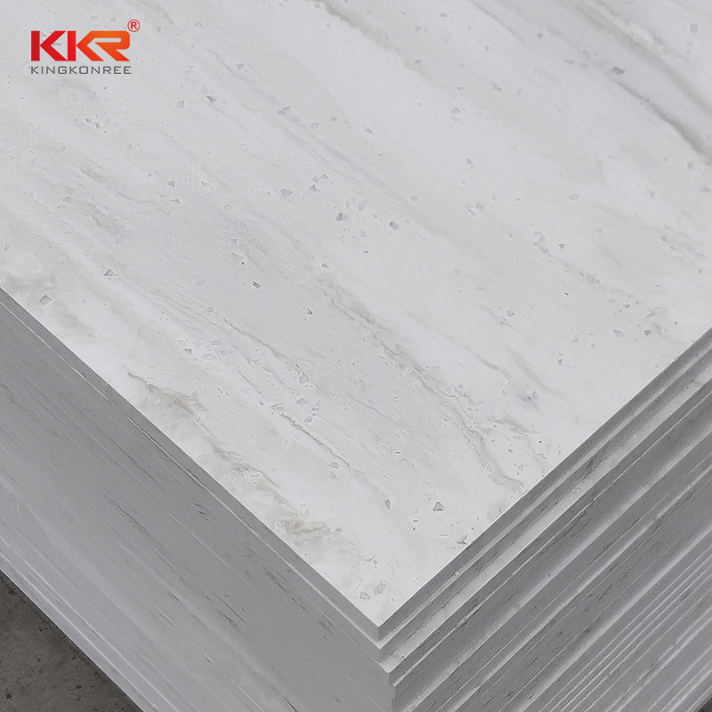 Textured marble solid surface faux stone slabs wholesale solid surface acrilyc sheet artificial marble shower wall panels