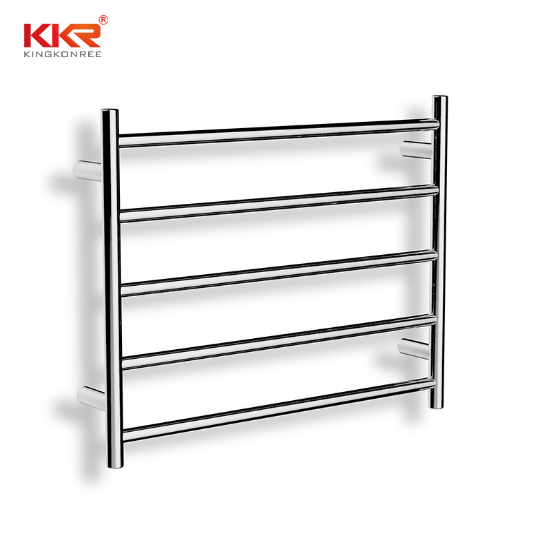 Bathroom heat towel shelf Sliver black freestanding bathtub shower bath Soaking accessories Warm Towel shelf