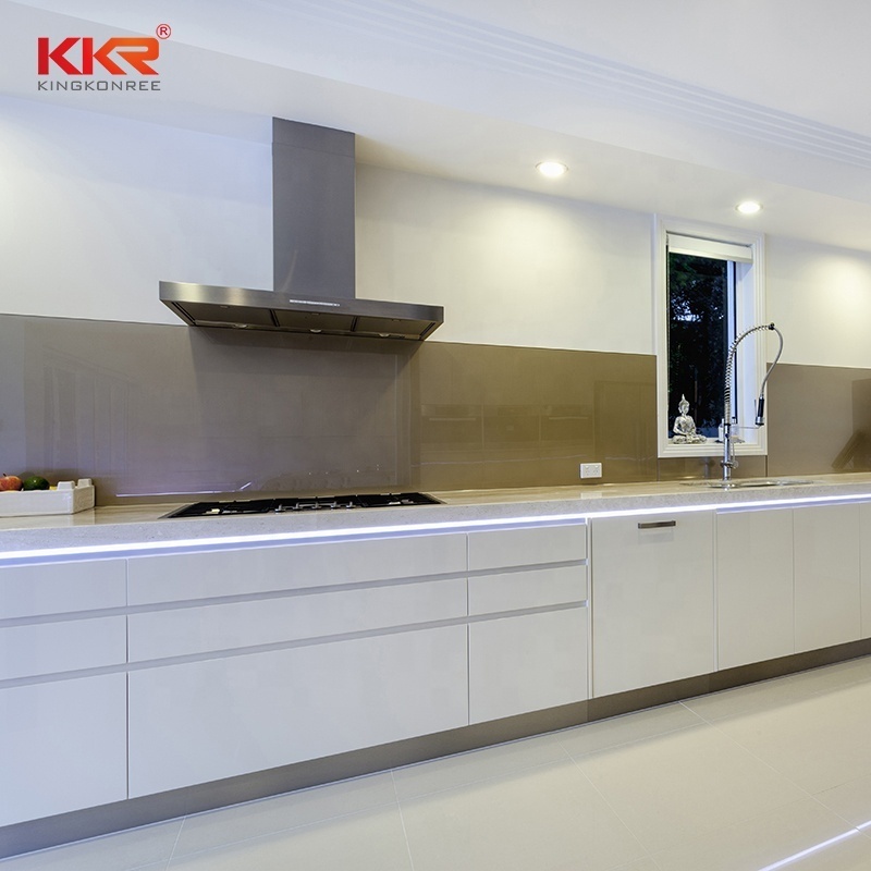 KKR solid surface concrete benchtop kitchen island counter benchtop in resin stone countertop