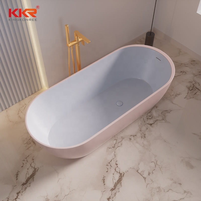 Factory Sell Luxury Freestanding Whirlpool Bath Tub Bubble Soaking 2 Person Hot Tub Custom Massage Bathtub