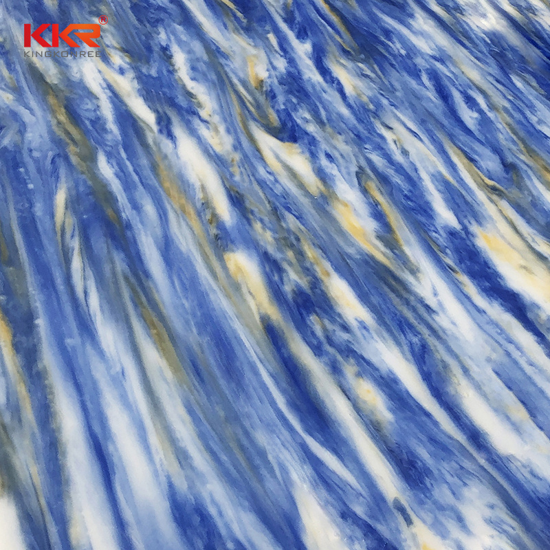 manufacturers of building stone kkr color matching marble look artificial stones solid surface sheets for interior wall panels