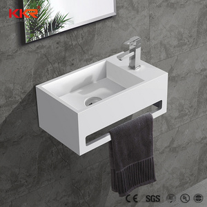 Shower Lavatory Sink Wash Basin, Custom Corain Wall Hung Installing Bathroom Basin Acrylic Solid Surface/ Gel Coat Stone Resin