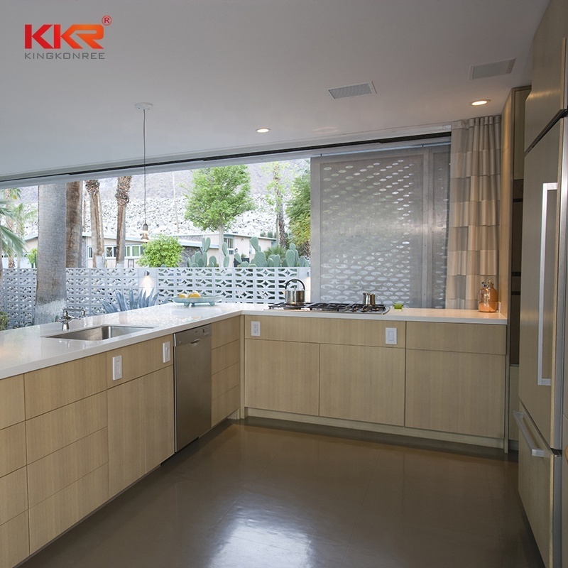 KKR solid surface concrete benchtop kitchen island counter benchtop in resin stone countertop