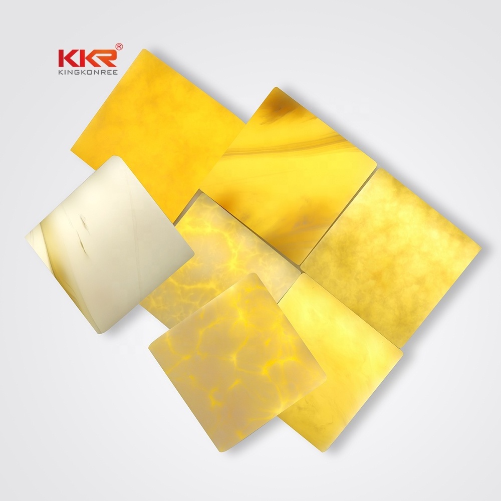 Artificial Marble Translucent Stone Price Onyx Countertop Decoration Wall Tiles Alabaster Sheet