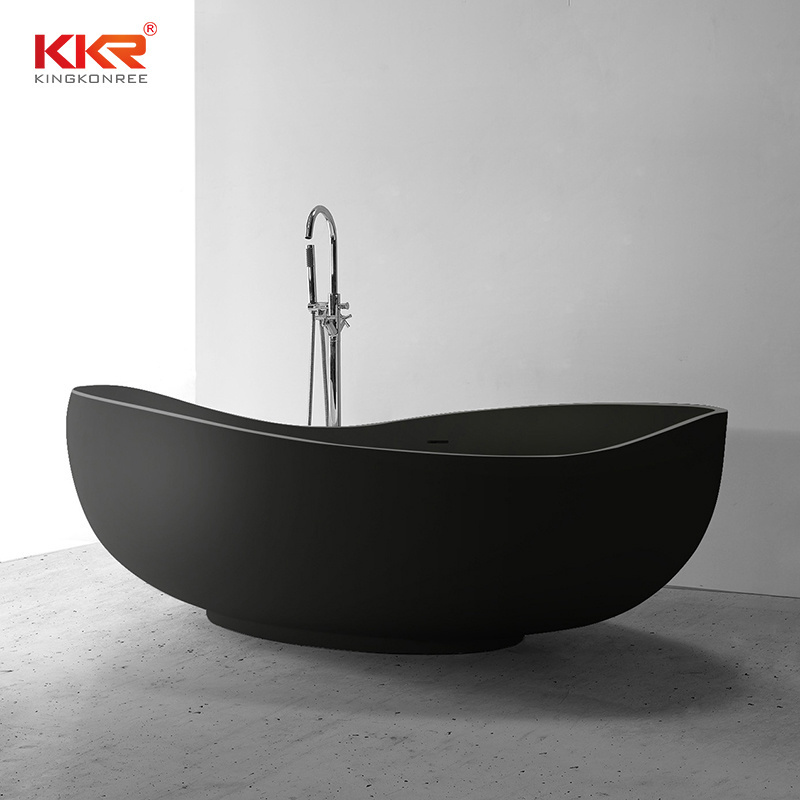 KKR Customize Size Repairable CUPC Bath Tub Adult Luxury Soaking Solid Surface Freestanding Bathtubs