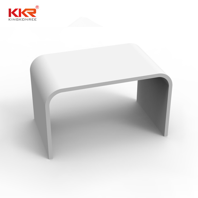 Small chair for bathroom for kids in solid surface sturdy heavy chair shower stool