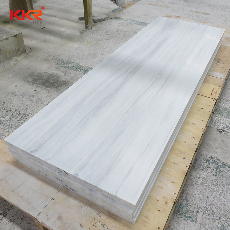 Solid Surface Sheets Sheet Panneau Shower Wall Panel Transparent 6mm to 30mm Sizes Material Artificial Stone Big Slab KKR 1220mm