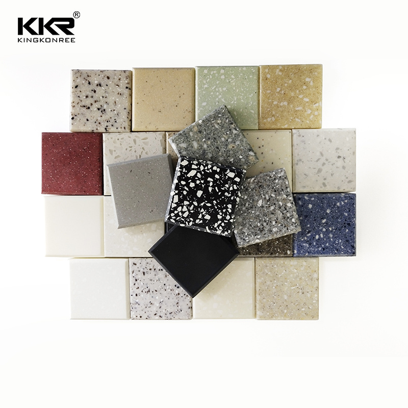 KKR faux stone blocks colorful black white alabaster artificial brick stone board tiles panels