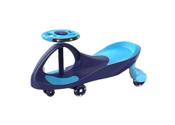 New Model Popular Design Children Butterfly Steering Wheel Swing Car safety colourful twist car baby ride on car for sale