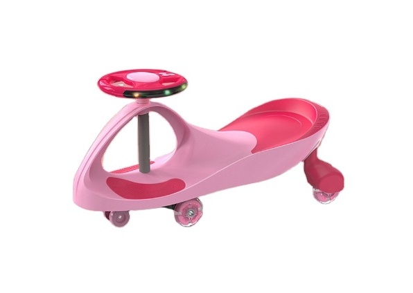 New Model Popular Design Children Butterfly Steering Wheel Swing Car safety colourful twist car baby ride on car for sale