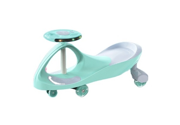 New Model Popular Design Children Butterfly Steering Wheel Swing Car safety colourful twist car baby ride on car for sale