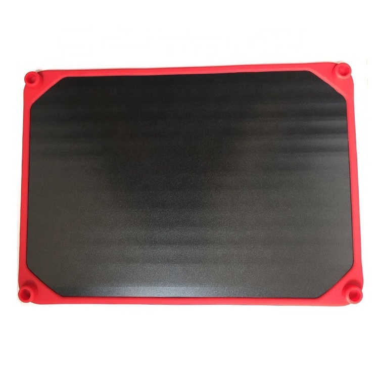 2018 New rapid  magic defrosting tray thawing plate defrosting tray thaw frozen food with full silicone edge