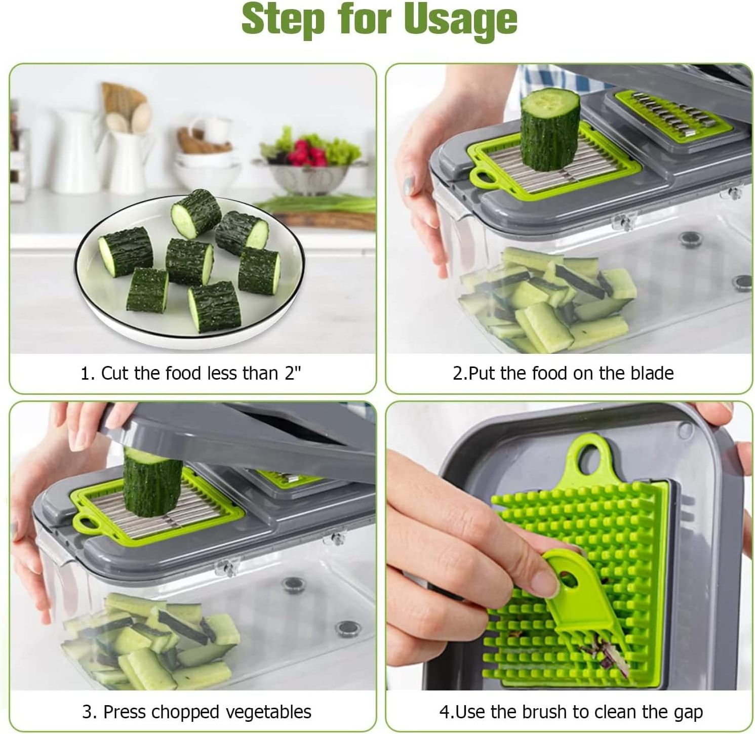 Vegetable Chopper Mandoline Slicer Pro 22 in 1 Vegetable Slicer Cutter with Multi Blade Onion Chopper for Potato Tomato