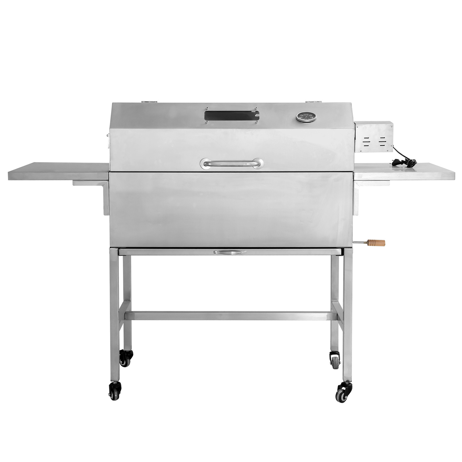 Good Quality Camping Barbecue Lamb Rotisserie Grills Chicken Open Fire Spit Roaster Charcoal BBQ Grill