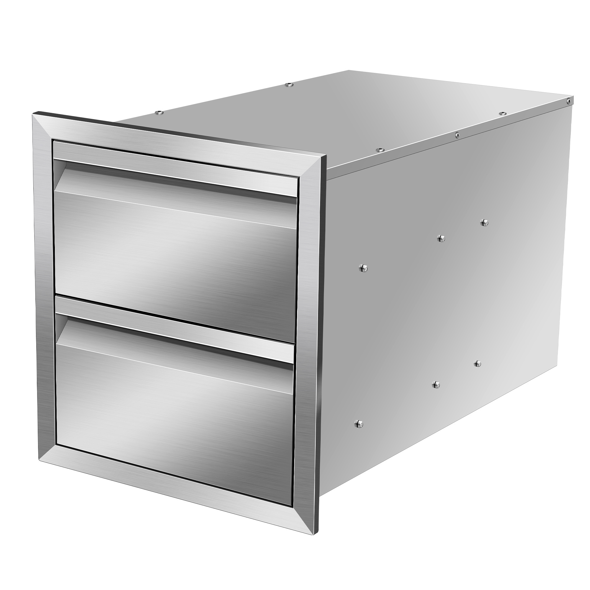 Professional Outdoor Bbq Kitchen Ialand Cabinet Stainless Steel Storage Drawer