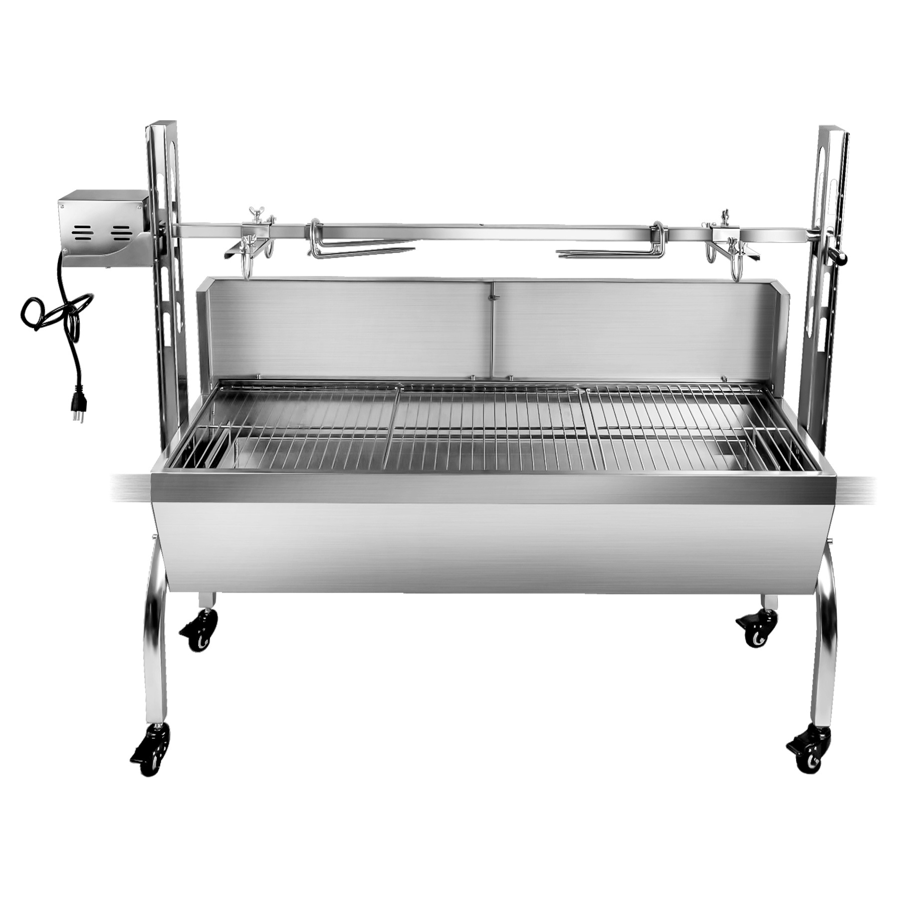 Outdoor Stainless Steel Rotisserie Souvlaki Grill Automatic Rotate BBQ Grills