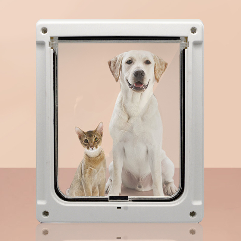 2023 Best selling pet cat safety one way dog door pet door flap house door for dog