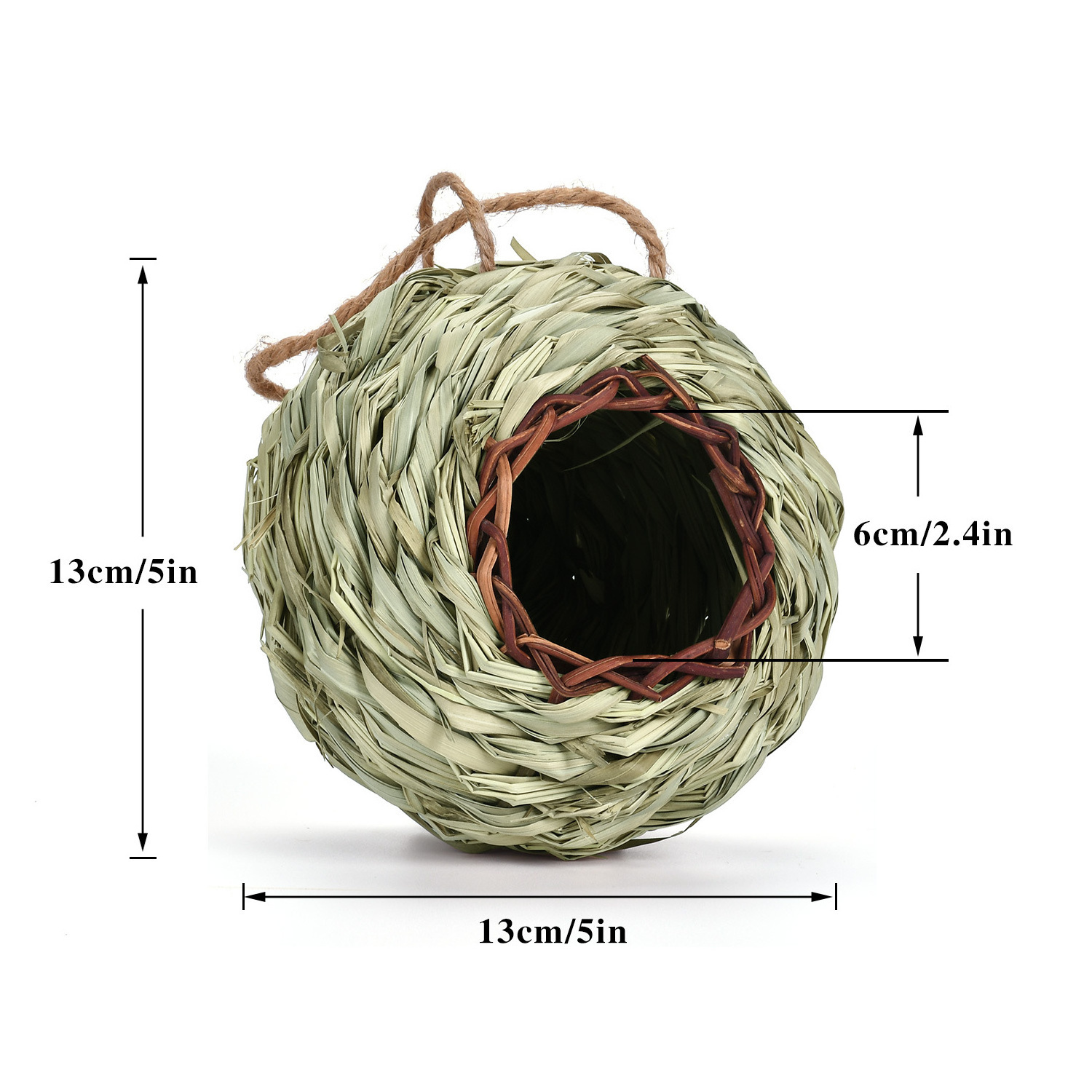 Hot sale Breathable Bird Nest for Outdoor Garden Decoration and Pet Accessories Hanging Nest