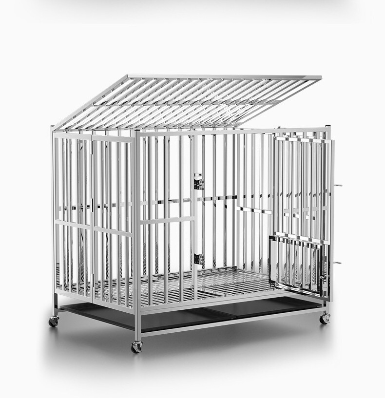 Wholesale  Collapsible Metal Large Dog Cage Metal Kennels Stackable Dog Cages For Large Dog