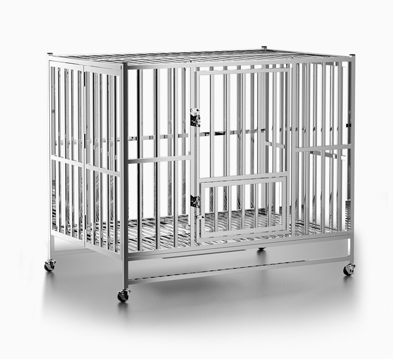 Wholesale  Collapsible Metal Large Dog Cage Metal Kennels Stackable Dog Cages For Large Dog