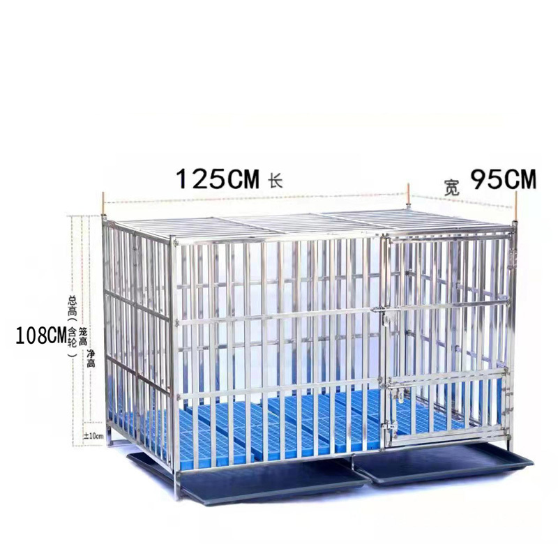 Wholesale  Collapsible Metal Large Dog Cage Metal Kennels Stackable Dog Cages For Large Dog