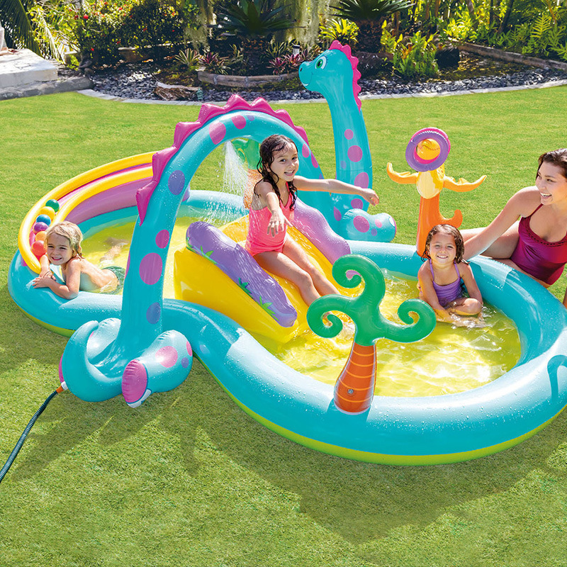 Hot Sale 57135 Water Park Summer Outdoor Animal Slide PVC Swimming Pool Ocean Ball Pool