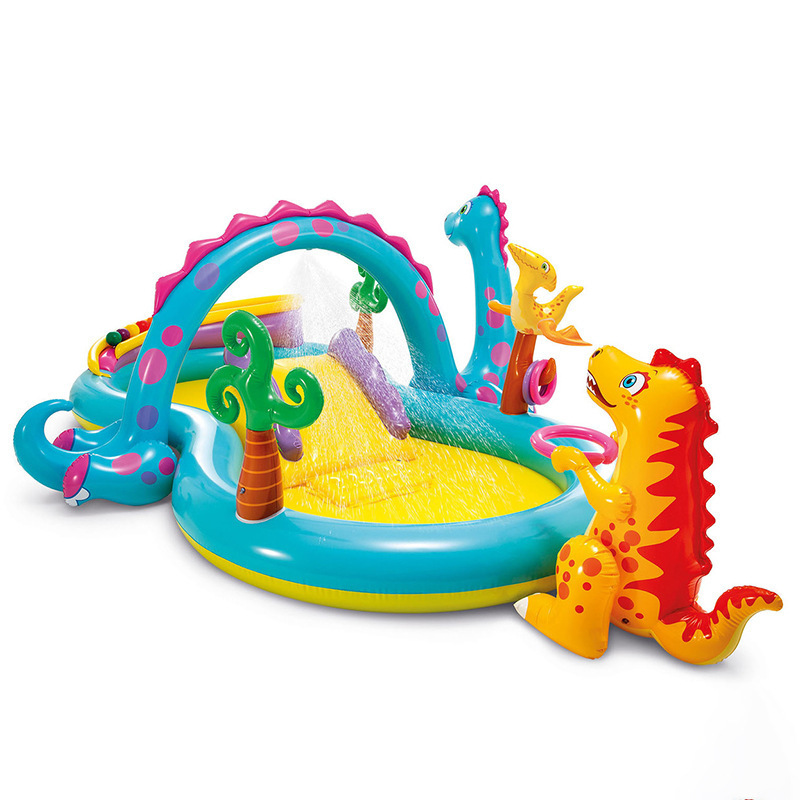 Hot Sale 57135 Water Park Summer Outdoor Animal Slide PVC Swimming Pool Ocean Ball Pool