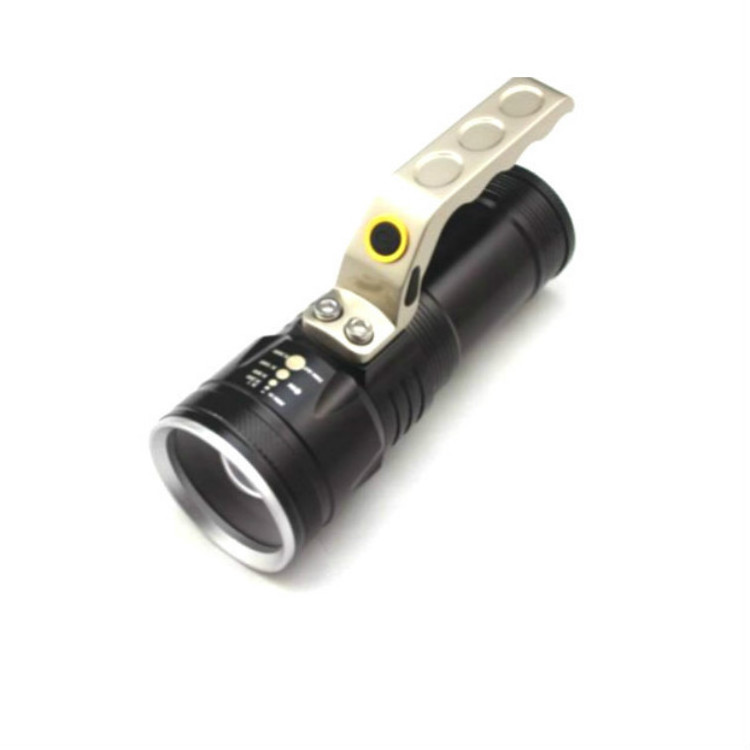 High Power Portable Multifunction Powerful Torch light Big led Hand Lamp Working Rechargeable Zoomable Flashlight Outdoor