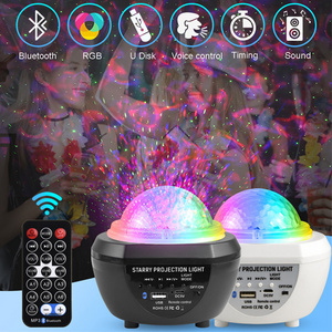 Galaxy Light Projector Star Projector for Bedroom Ceiling LED Music Sky Light Night Light with Speaker Remote Control