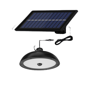 Hot Sale Motion Sensor PIR Waterproof Solar Pendant Light Outdoor Indoor Solar Lamp Shed Lights With Cable Double Head