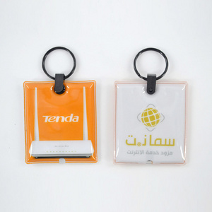 Custom PVC Led Keyring Flashlight with Logo