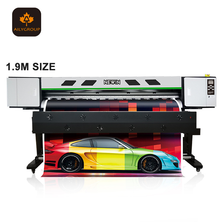 1.8m high speed xp600 printhead digital poster canvas vinyl wrap large format printer for sticker