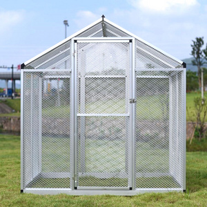 Fashion Design Metal Aluminum Large Outdoor Bird Aviary Aviaries And Cages