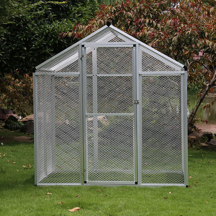 Poultry farm portable polygon bird aviary house