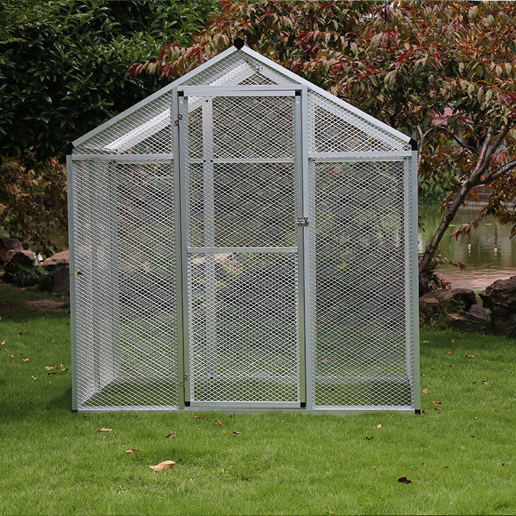 Poultry farm portable polygon bird aviary house