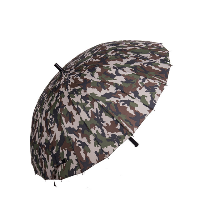 New style wholesale custom full color print manual designer black metal frame camouflage golf umbrella