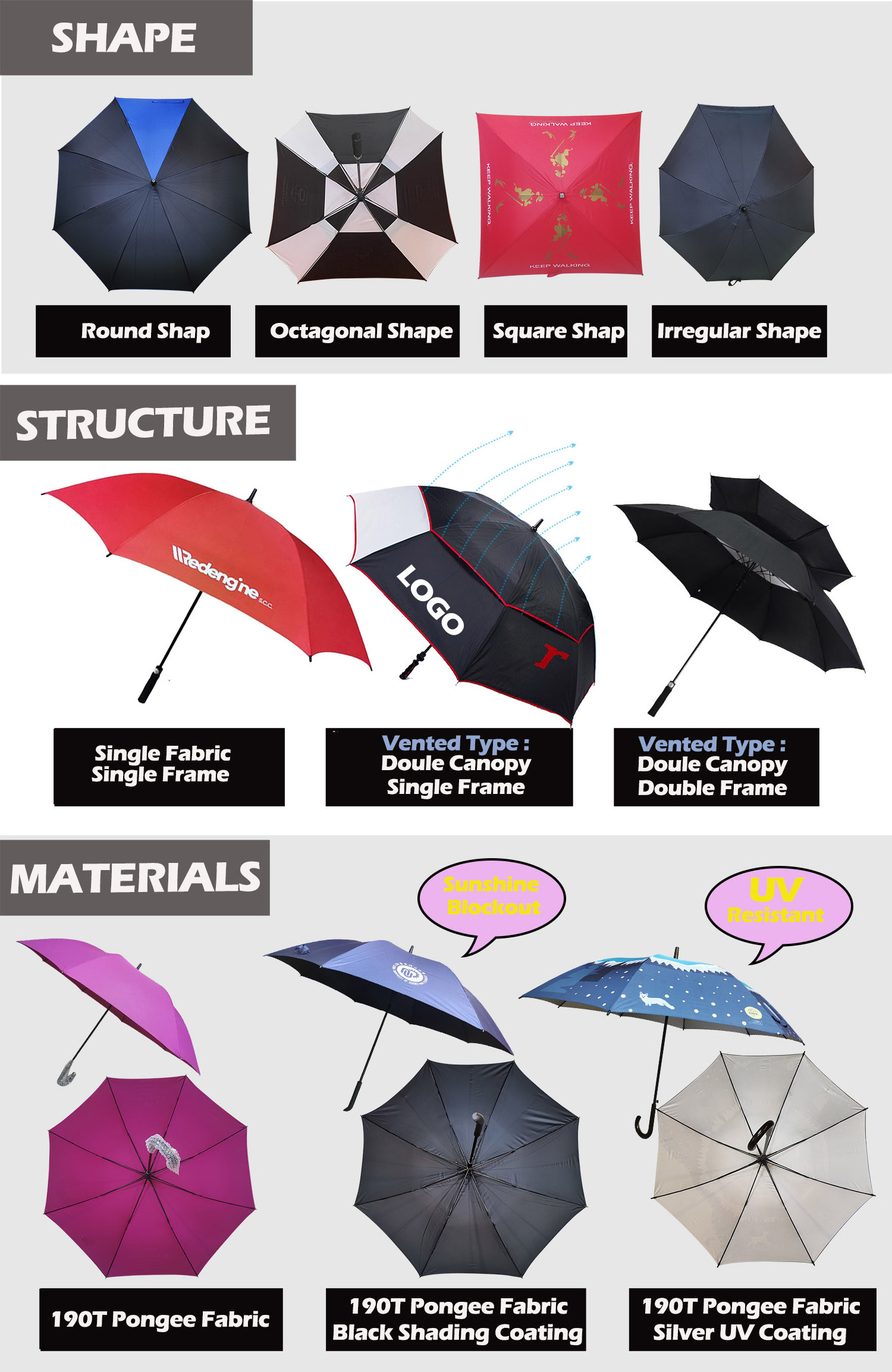 Super 1.3 false double layer umbrella real double layer rain and shine umbrella advertisement custom logo umbrella